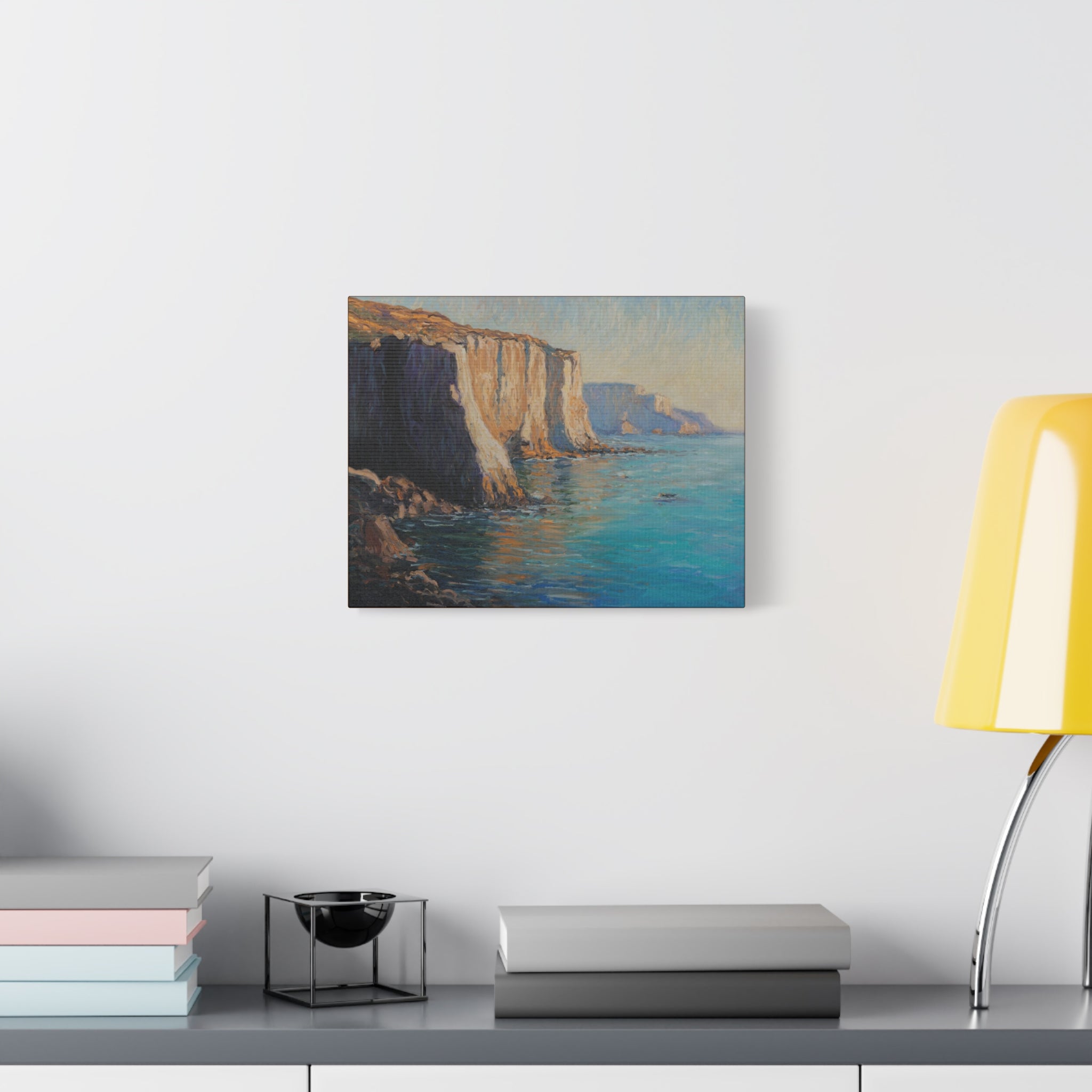 Coastal Cliffs Seascape Canvas