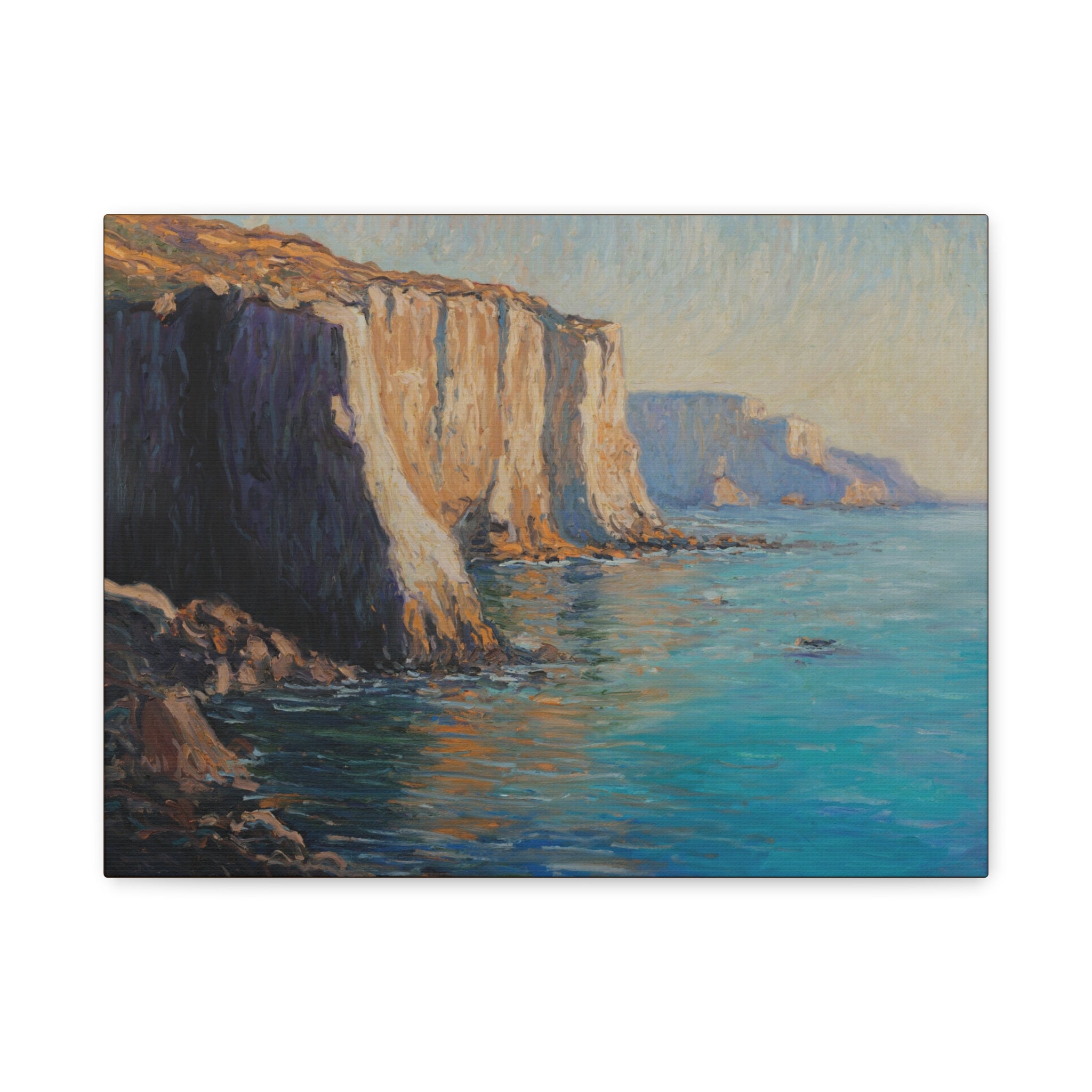 Coastal Cliffs Seascape Canvas