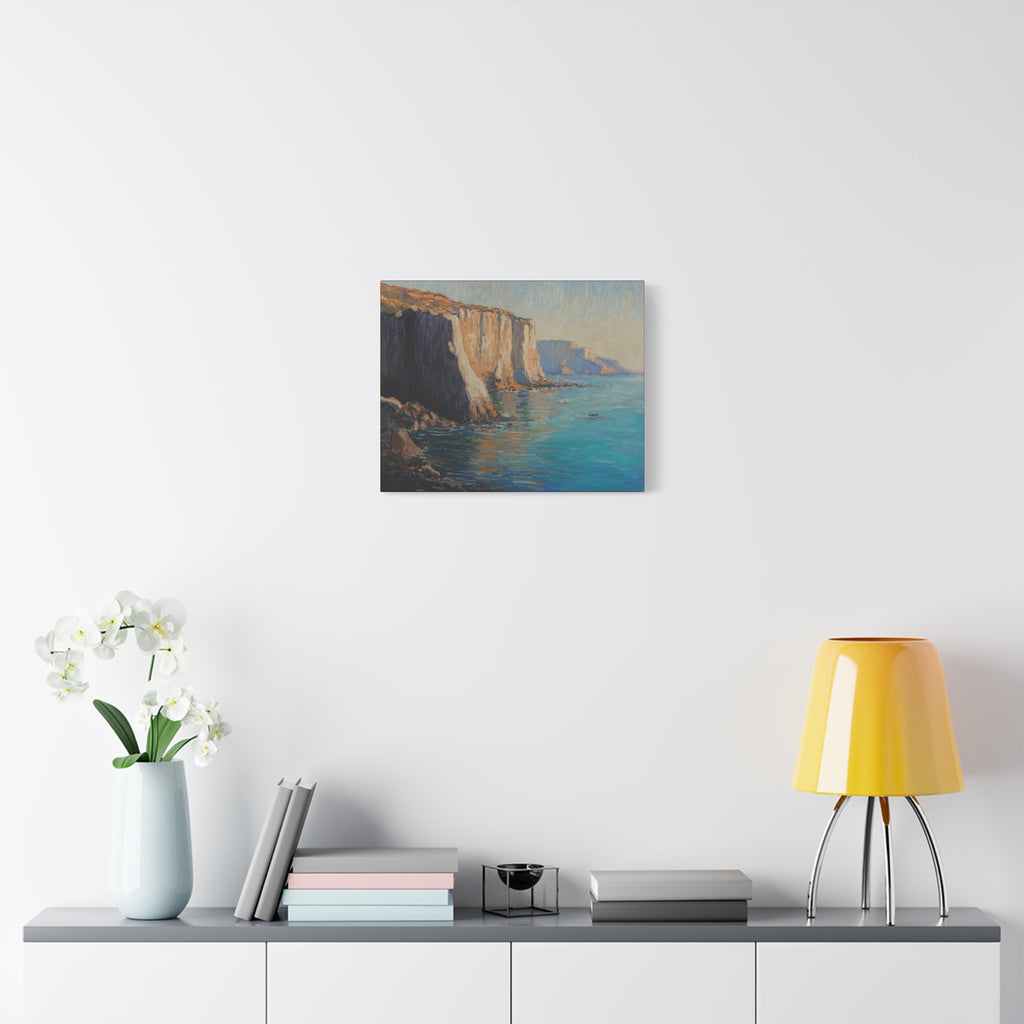 Coastal Cliffs Seascape Canvas