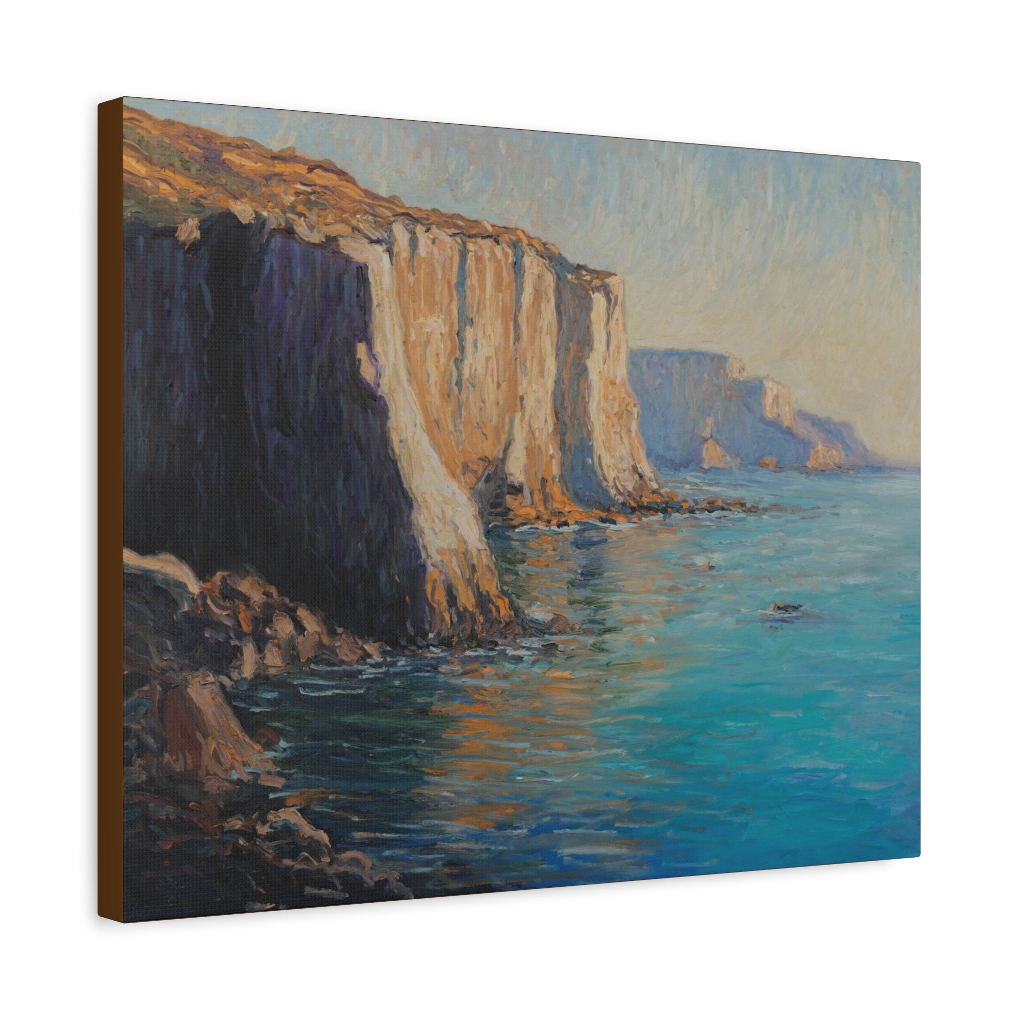 Coastal Cliffs Seascape Canvas