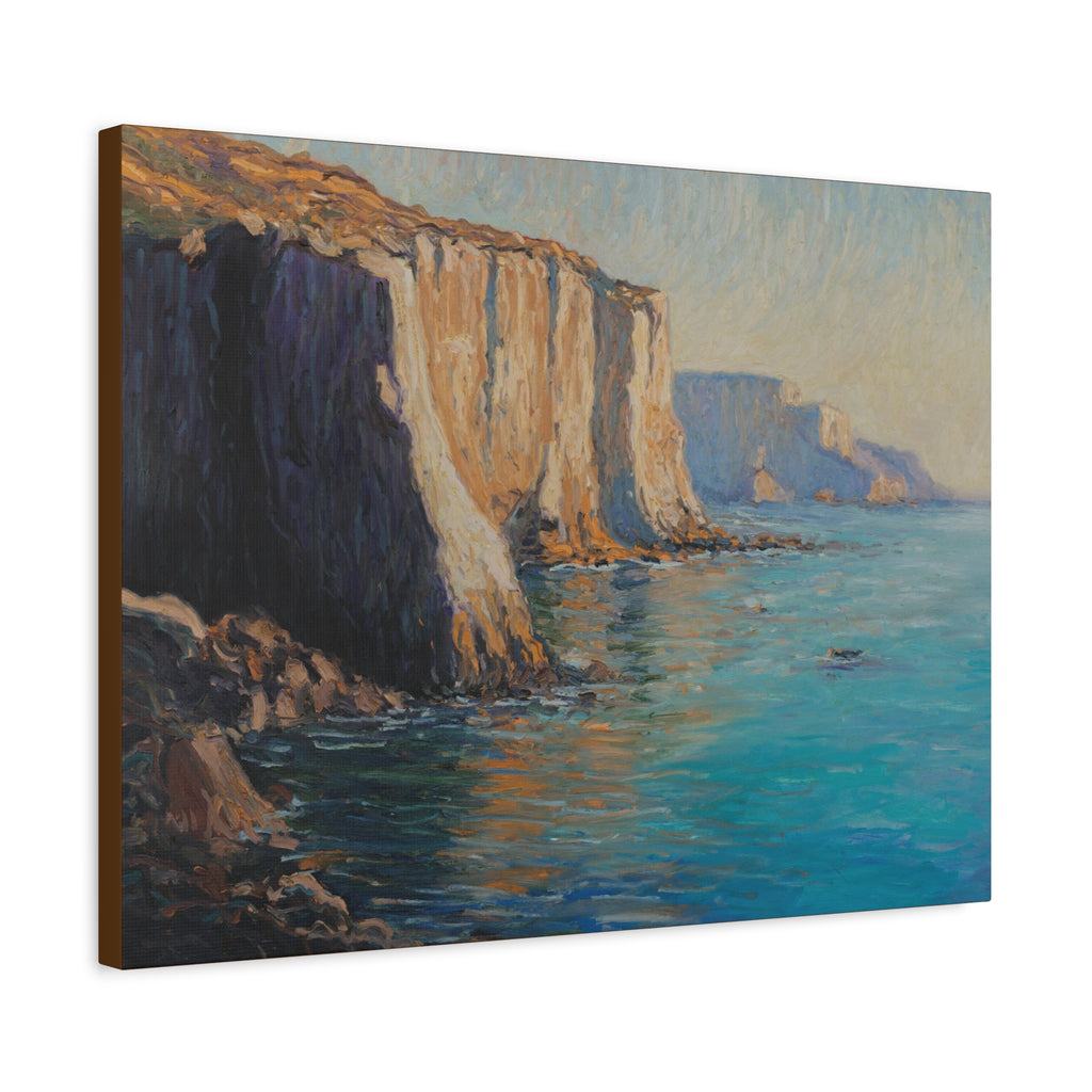 Coastal Cliffs Seascape Canvas