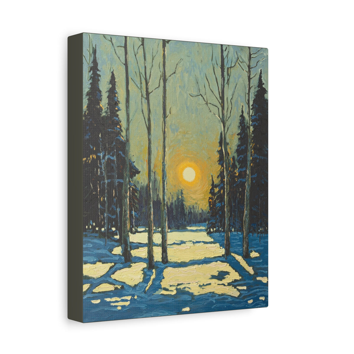 Winter Sun Canvas Print