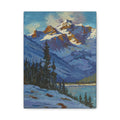 Mountain and Pines Canvas Print