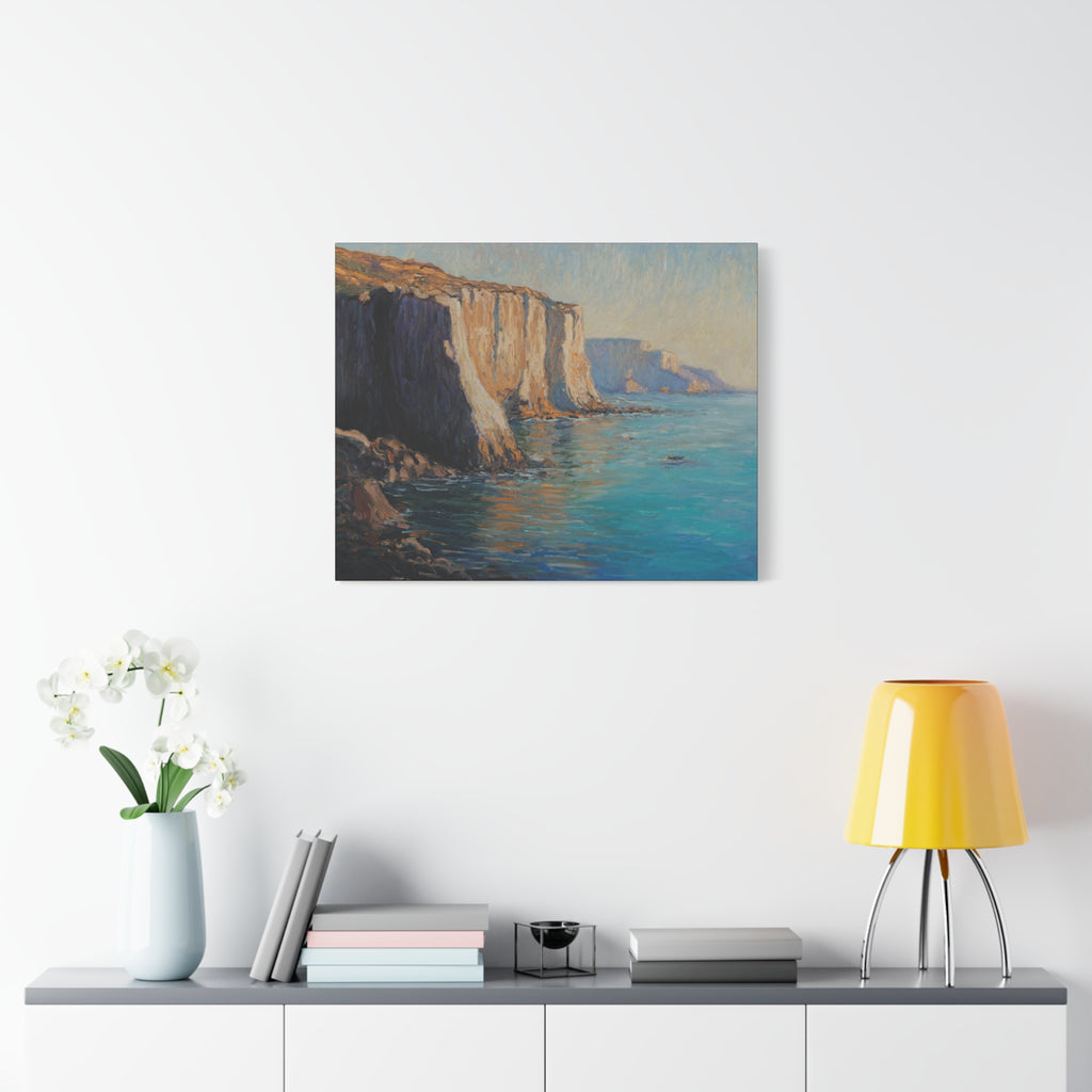 Coastal Cliffs Seascape Canvas