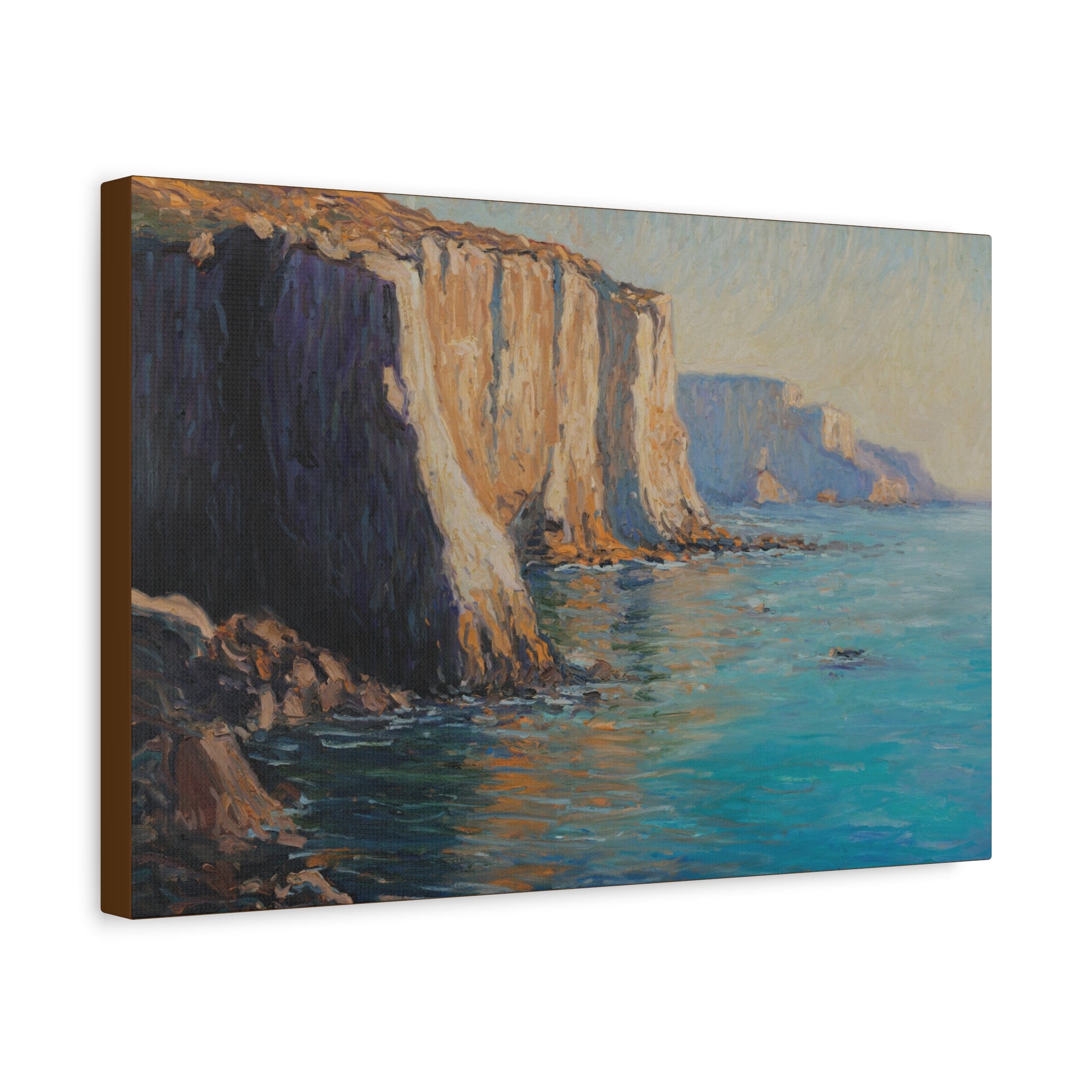 Coastal Cliffs Seascape Canvas