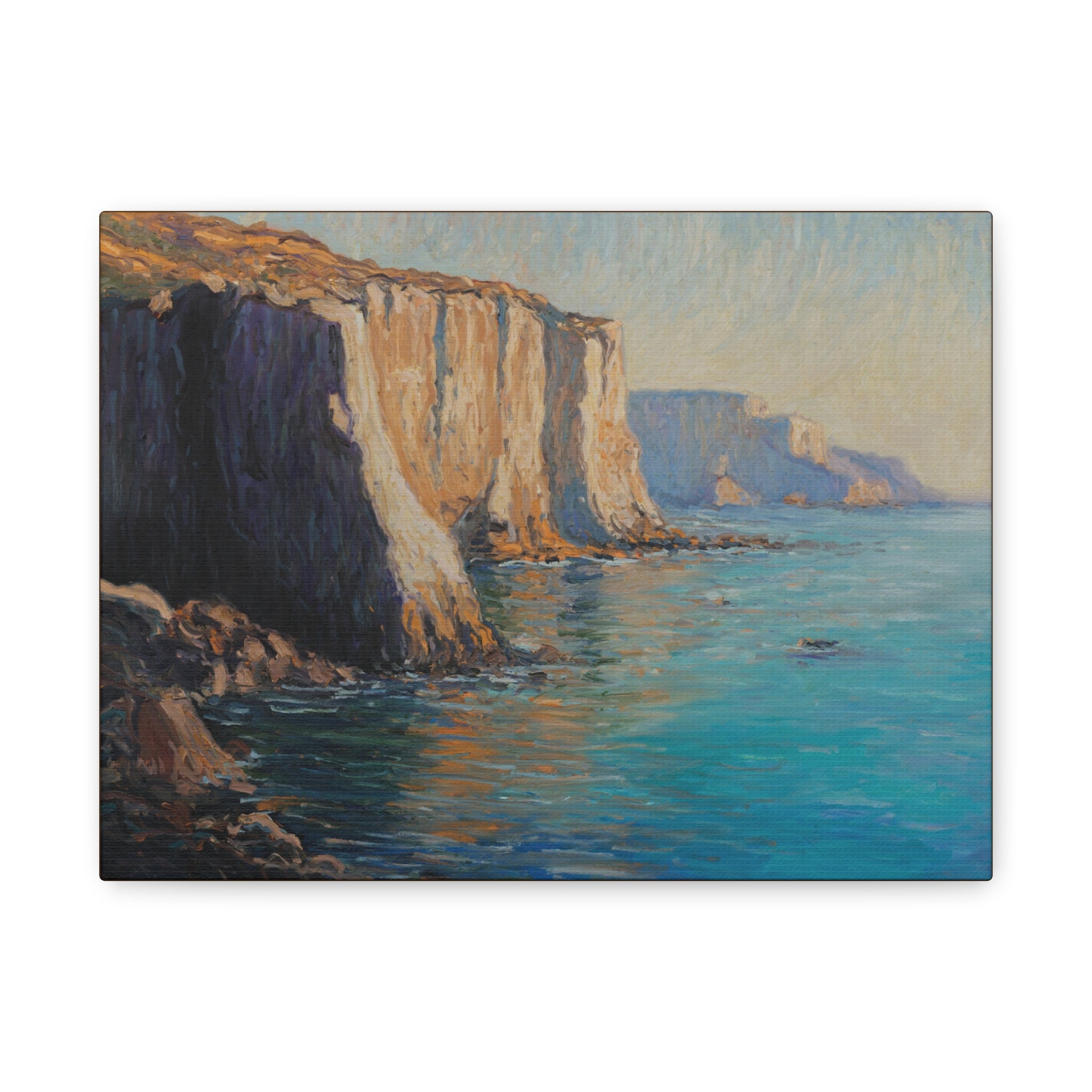 Coastal Cliffs Seascape Canvas