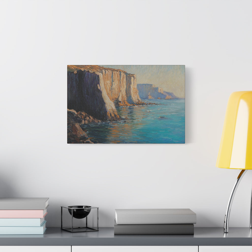 Coastal Cliffs Seascape Canvas