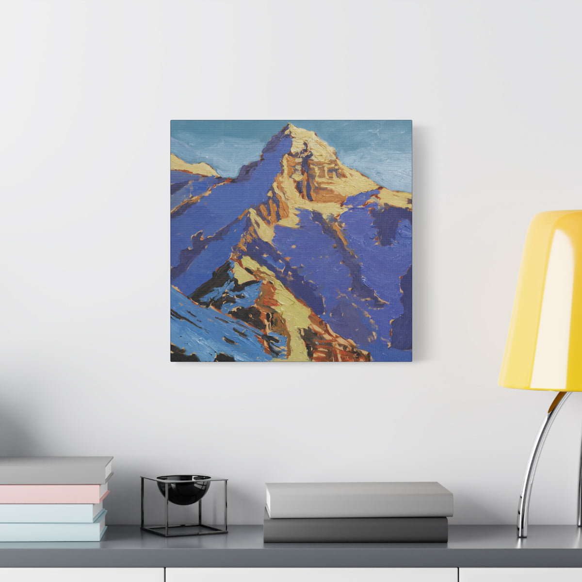 Sunlit Mountain Canvas Print