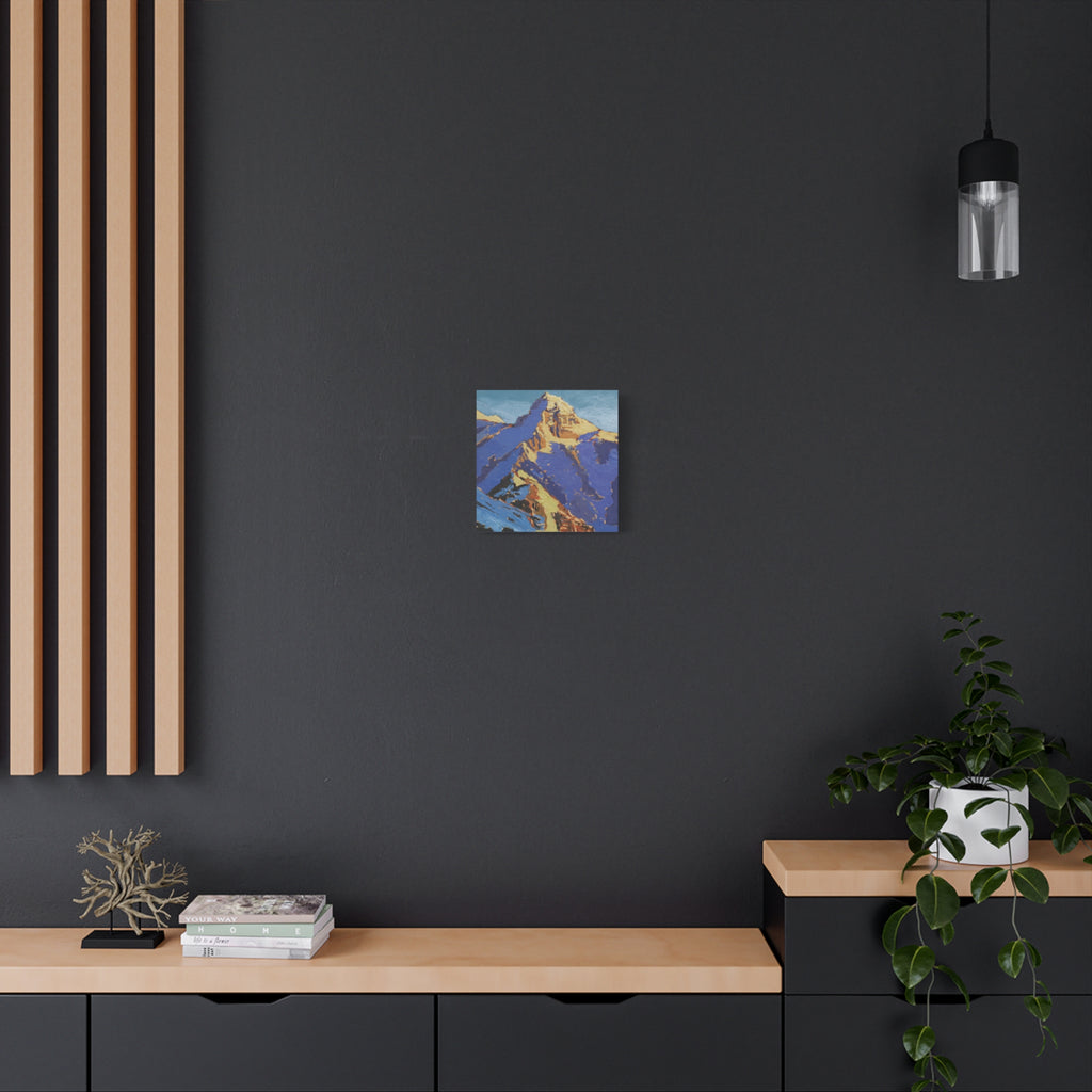 Sunlit Mountain Canvas Print