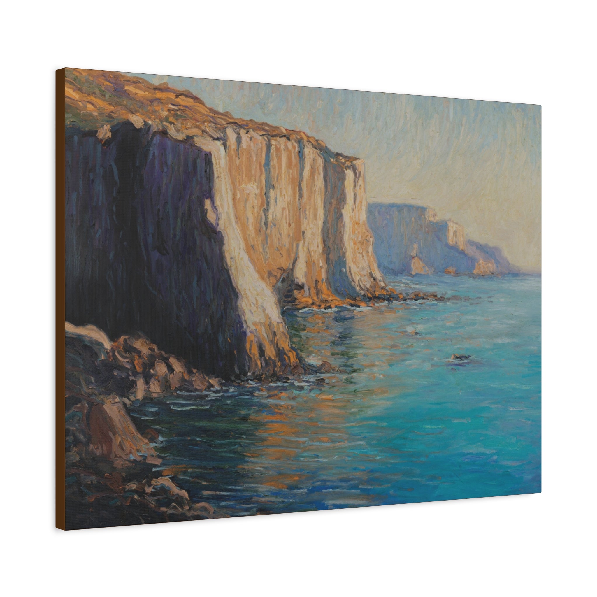 Coastal Cliffs Seascape Canvas