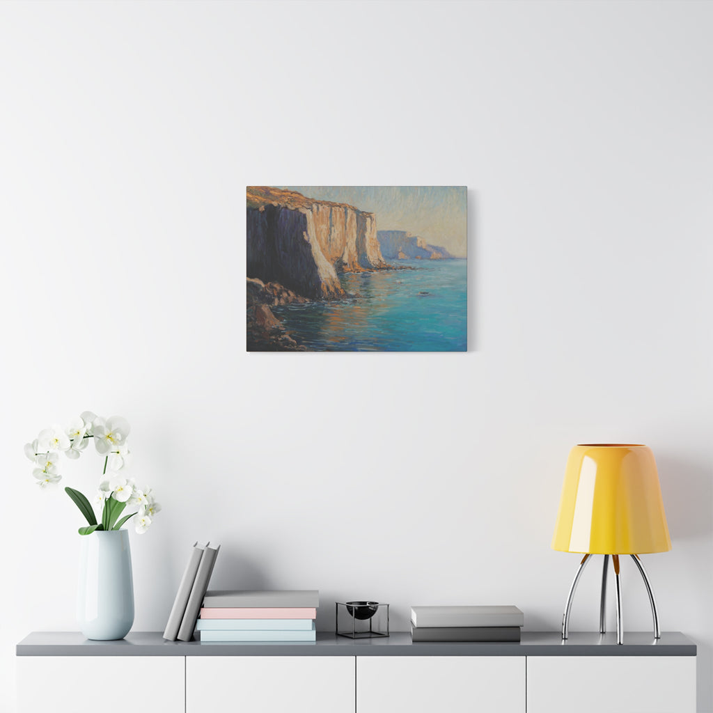 Coastal Cliffs Seascape Canvas