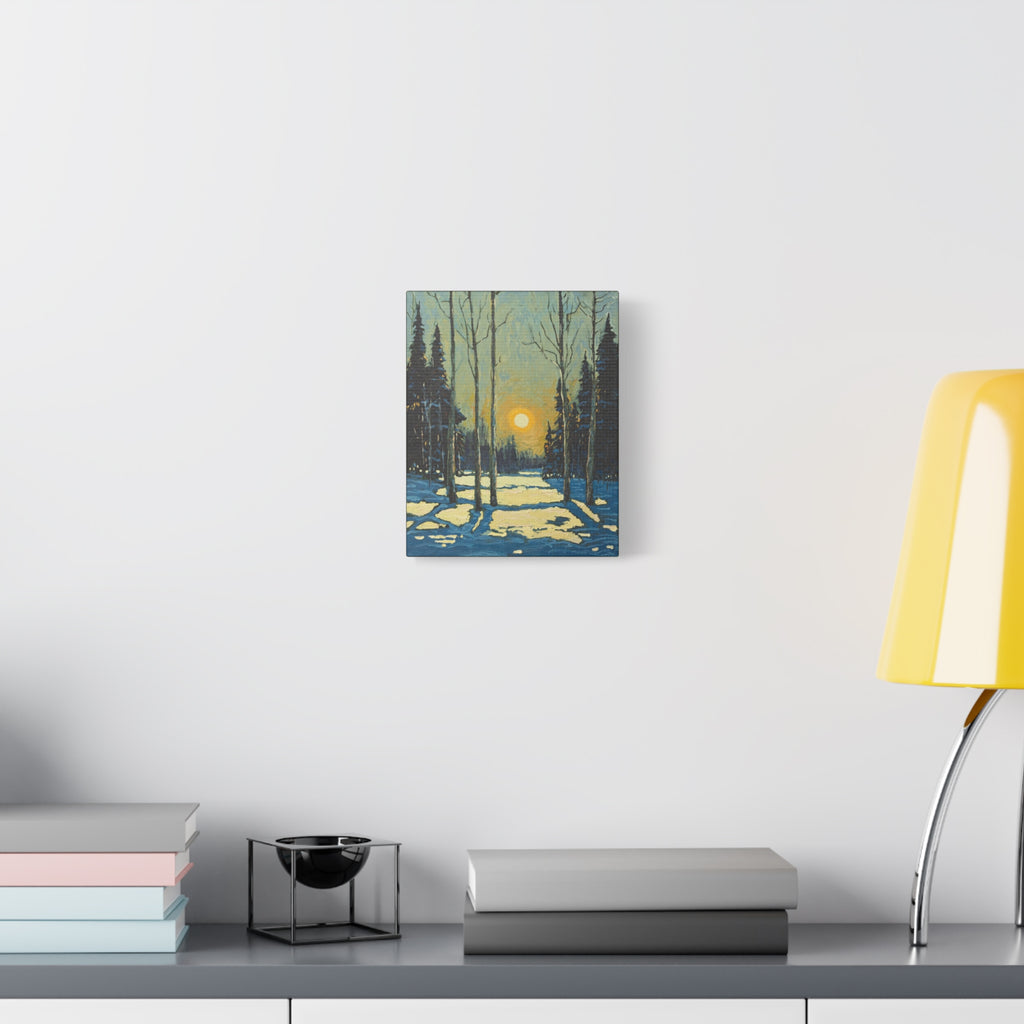 Winter Sun Canvas Print