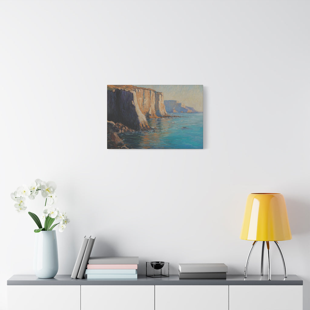 Coastal Cliffs Seascape Canvas