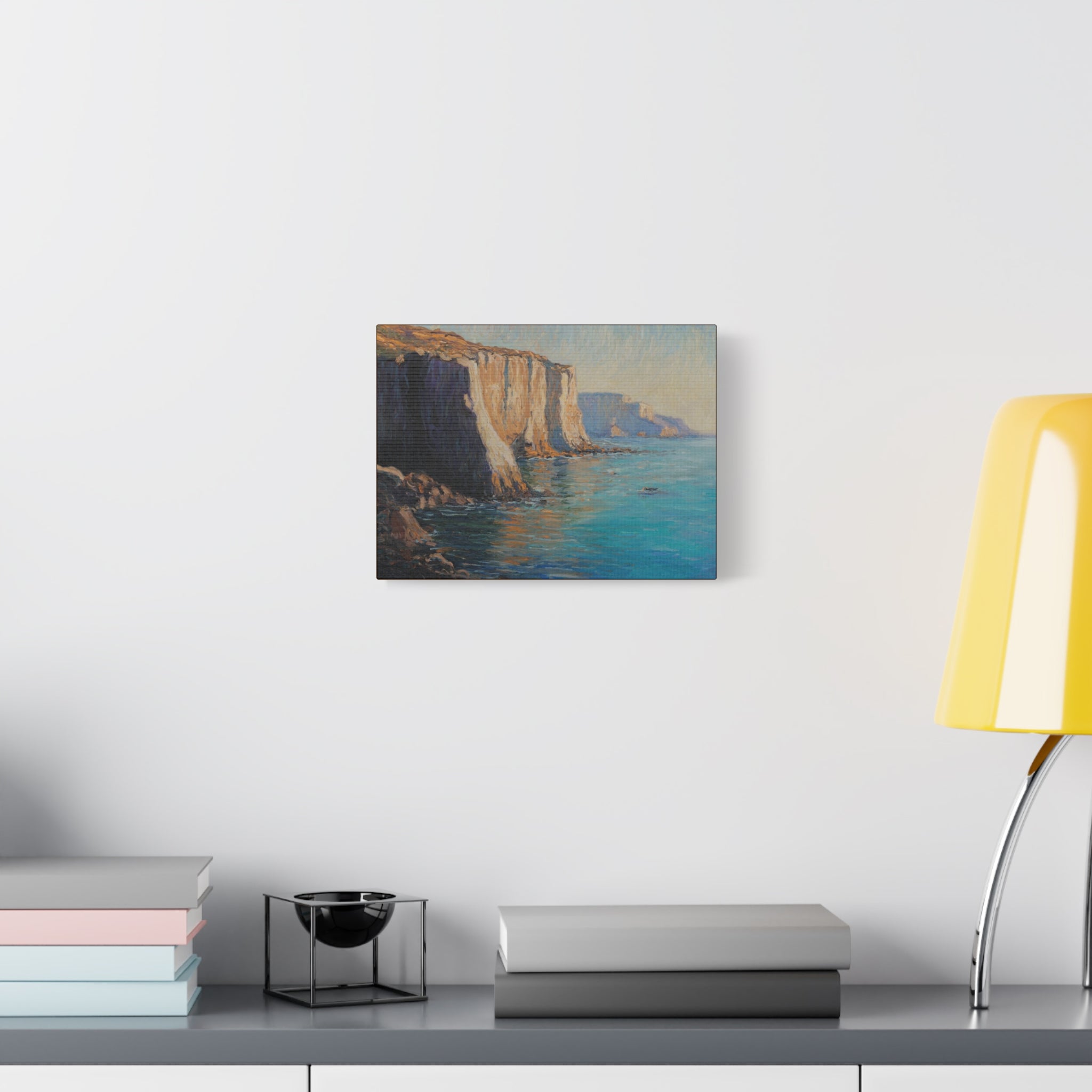 Coastal Cliffs Seascape Canvas