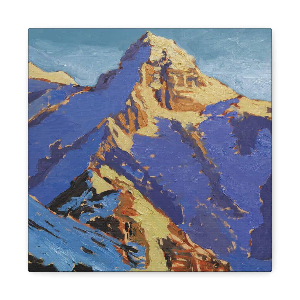 Sunlit Mountain Canvas Print
