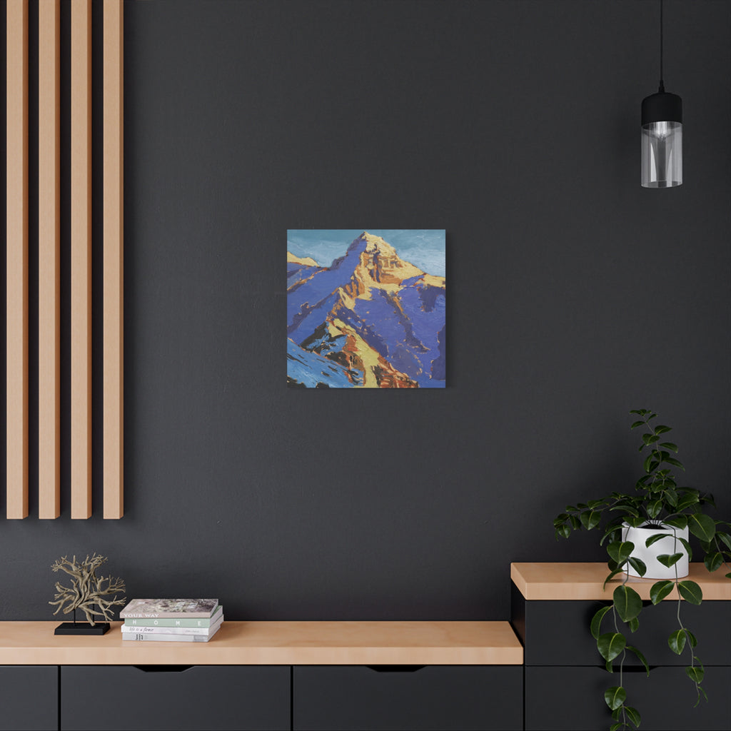 Sunlit Mountain Canvas Print