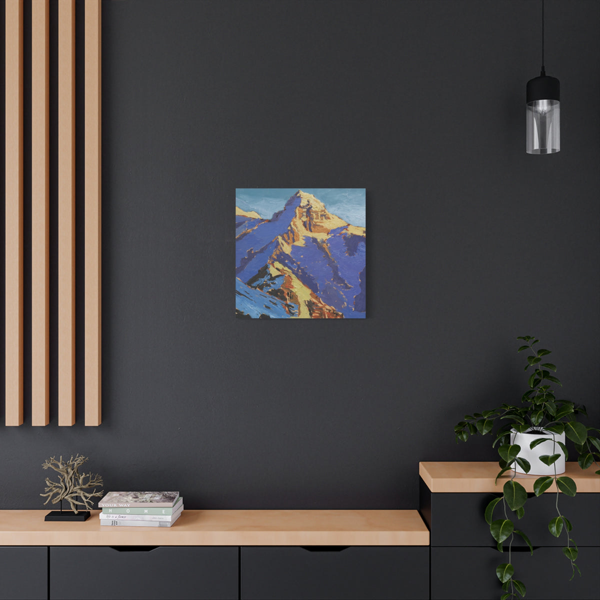 Sunlit Mountain Canvas Print