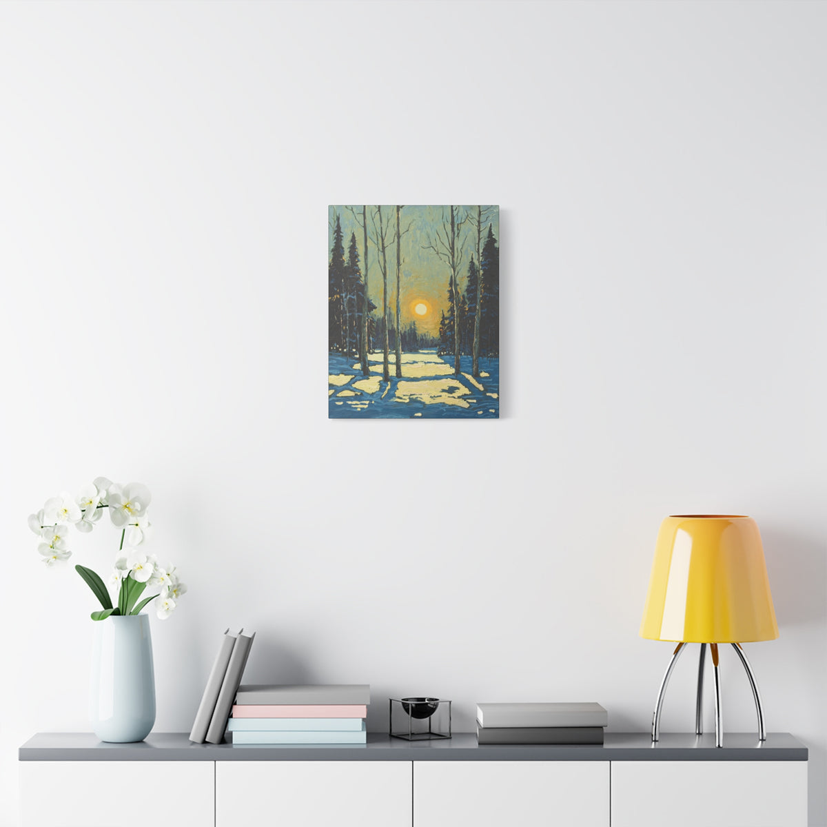 Winter Sun Canvas Print