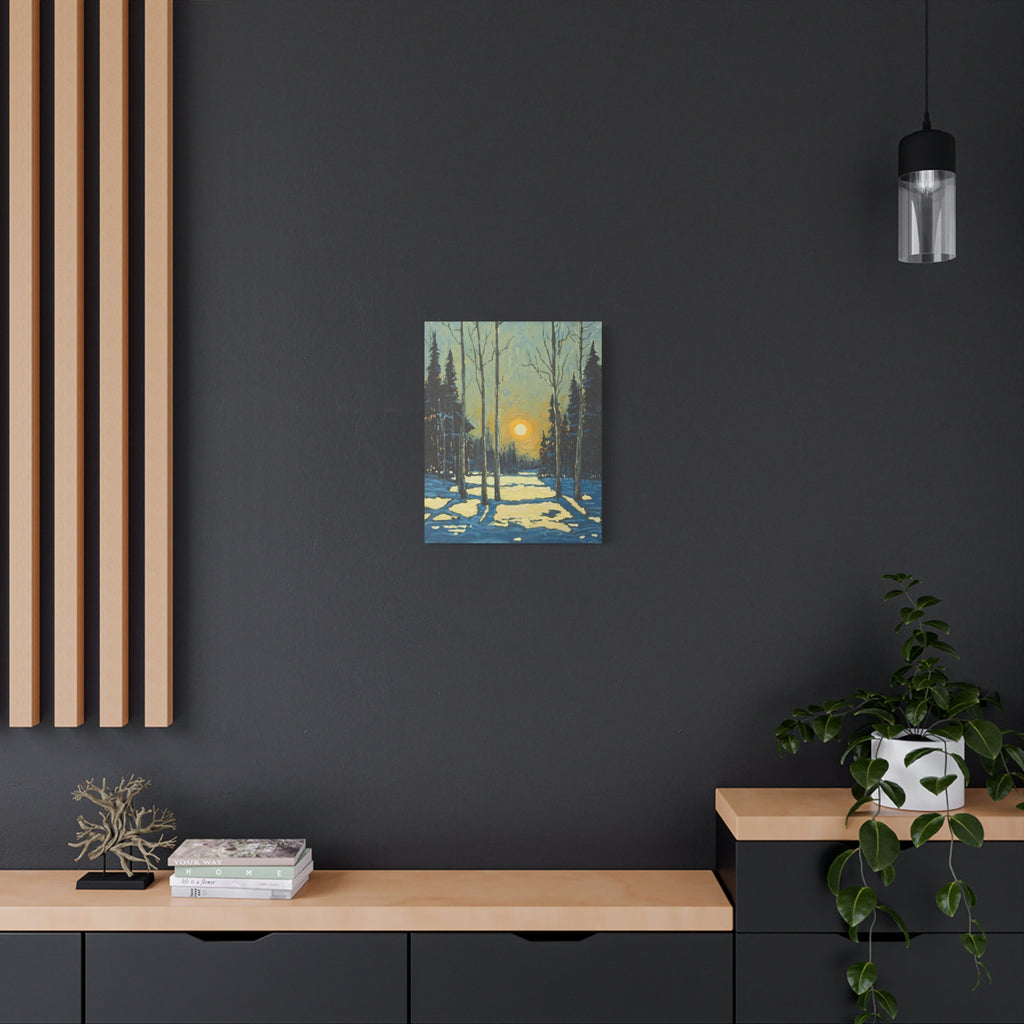Winter Sun Canvas Print
