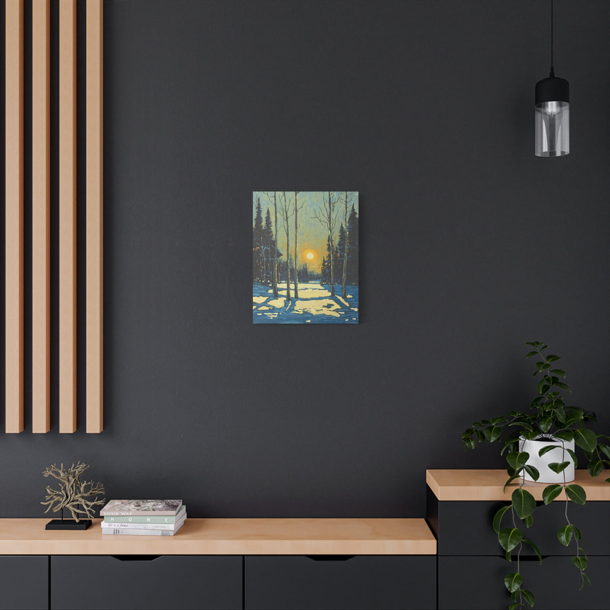Winter Sun Canvas Print