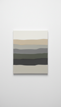 Minimalist landscape oil painting