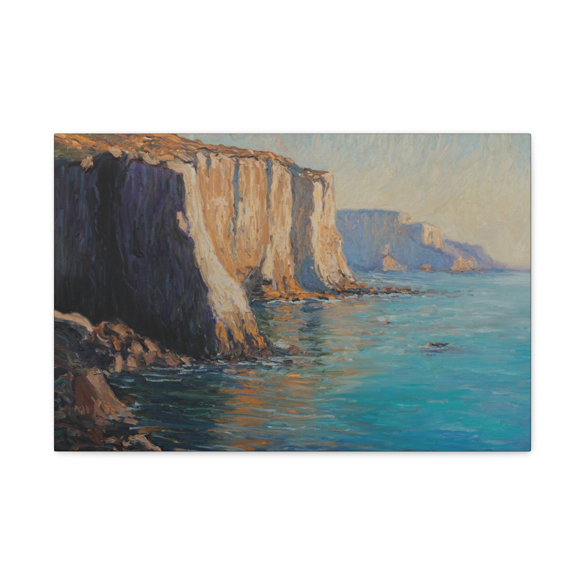 Coastal Cliffs Seascape Canvas
