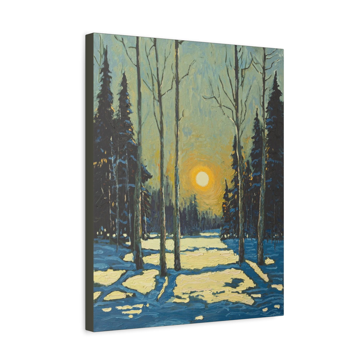 Winter Sun Canvas Print