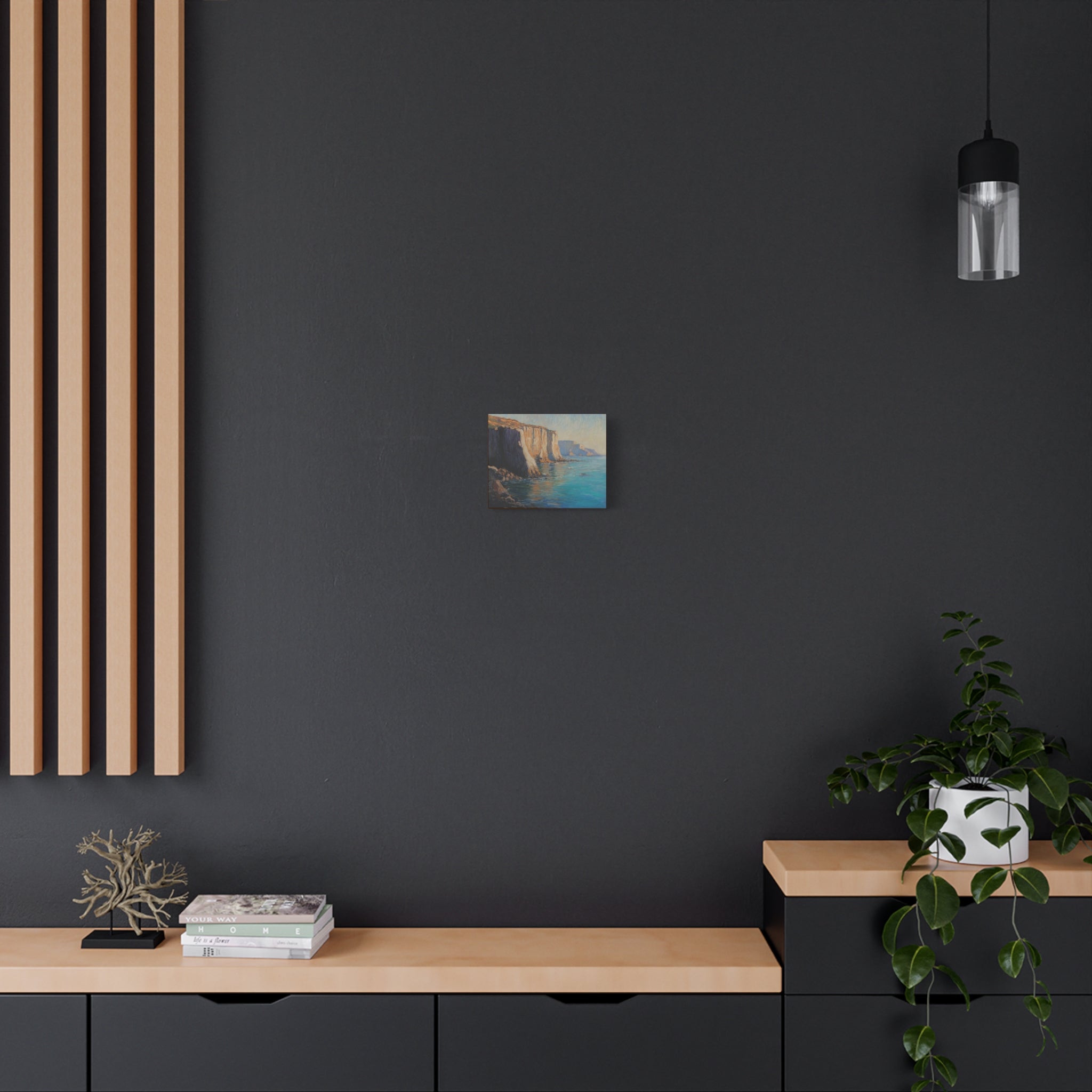 Coastal Cliffs Seascape Canvas