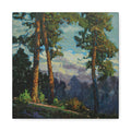Sunlit Pines Canvas Print