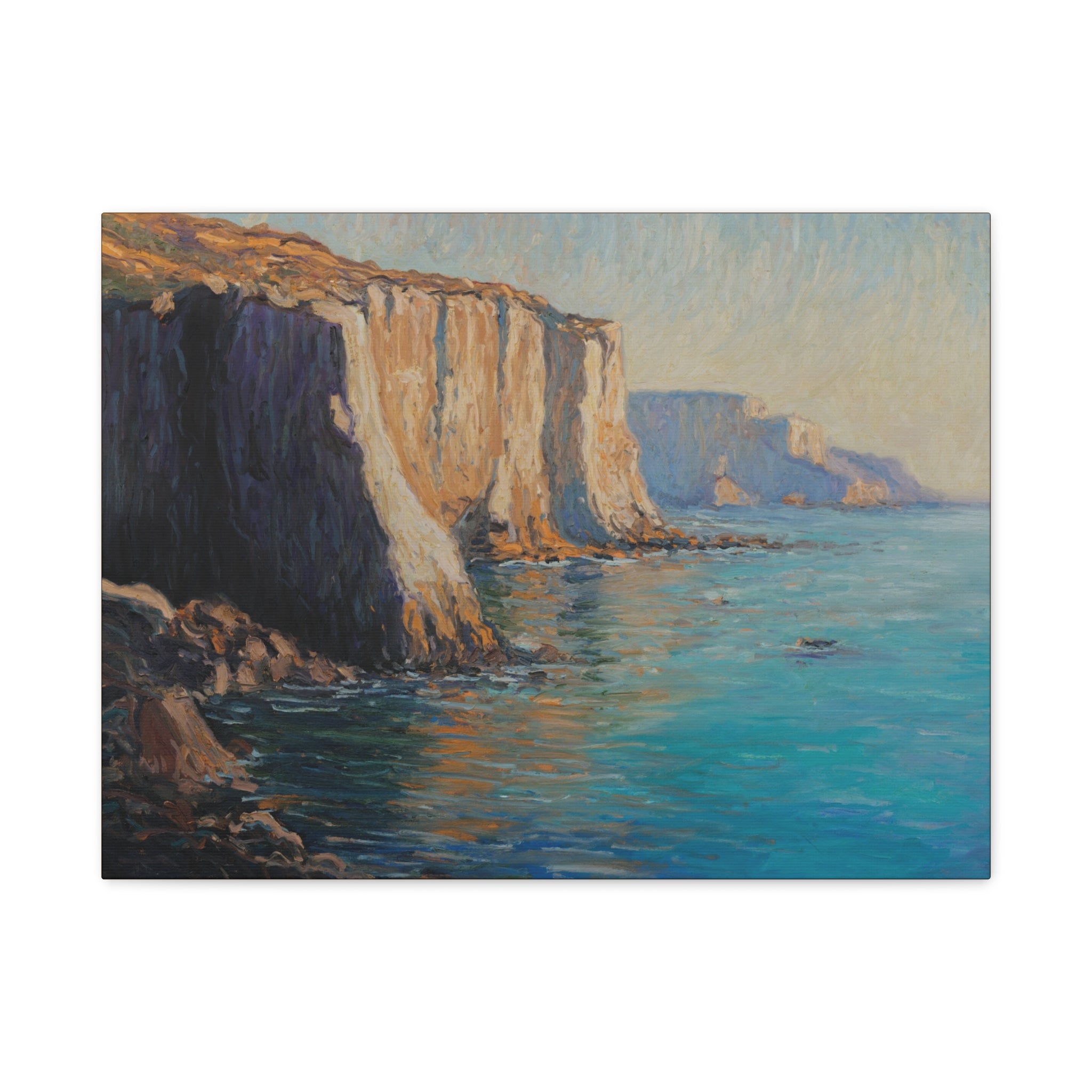 Coastal Cliffs Seascape Canvas