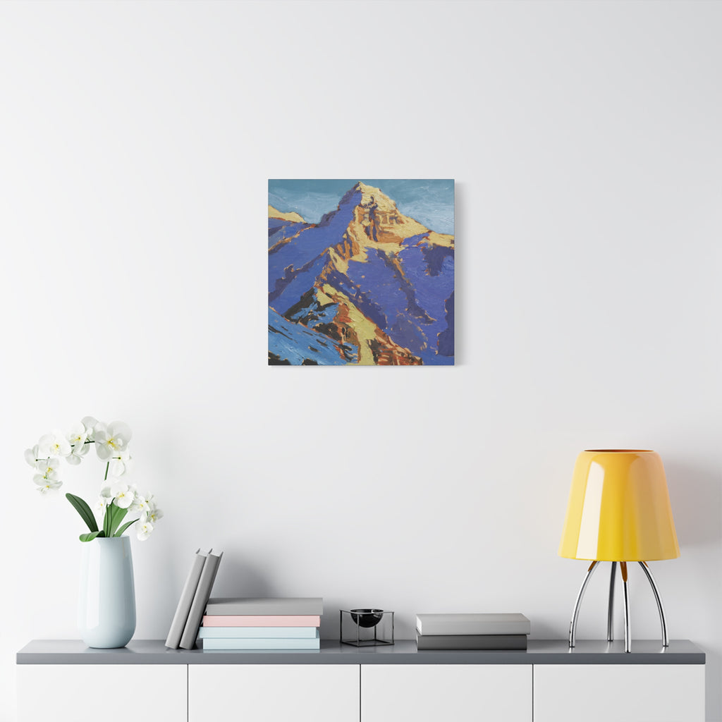 Sunlit Mountain Canvas Print
