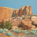 Bright Desert Cliffs