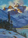 Mountain and Dark Pines