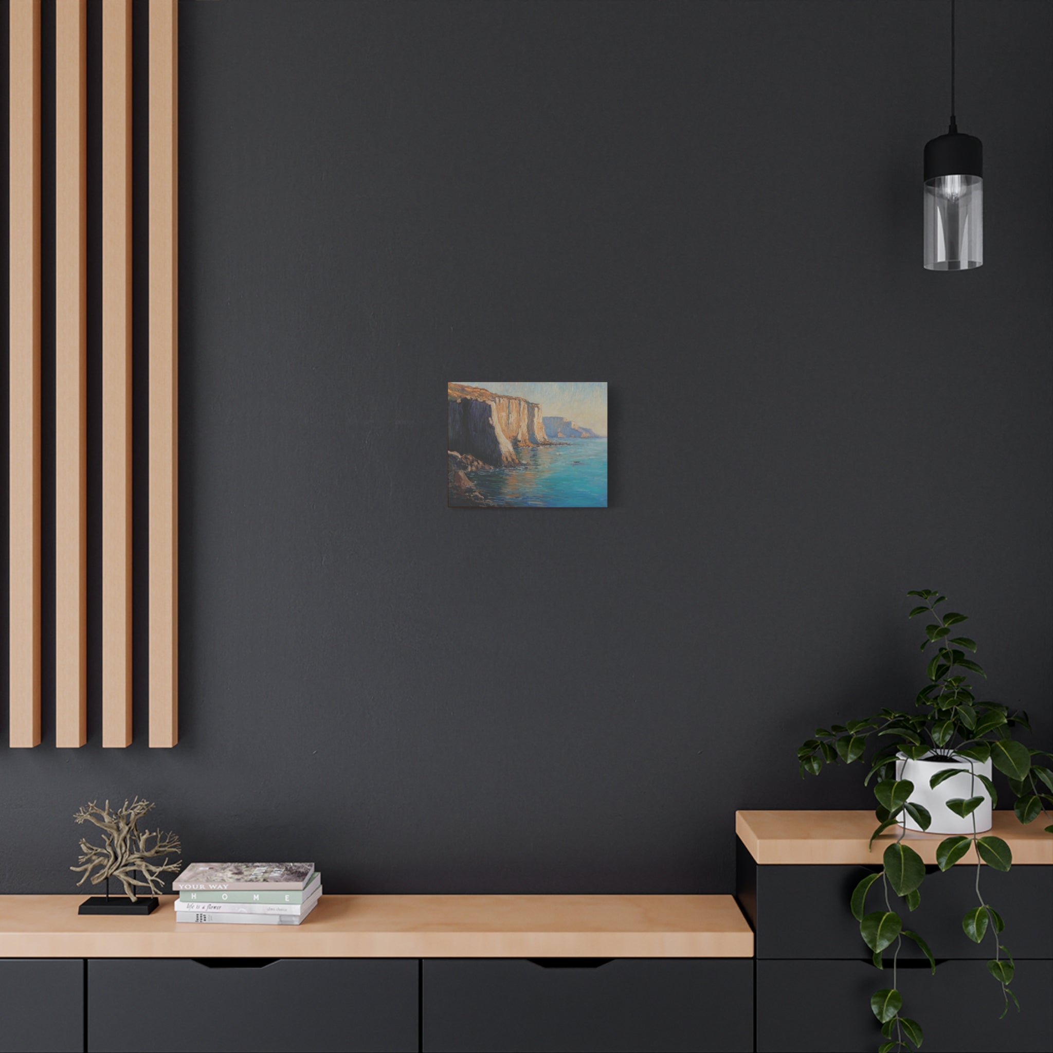 Coastal Cliffs Seascape Canvas