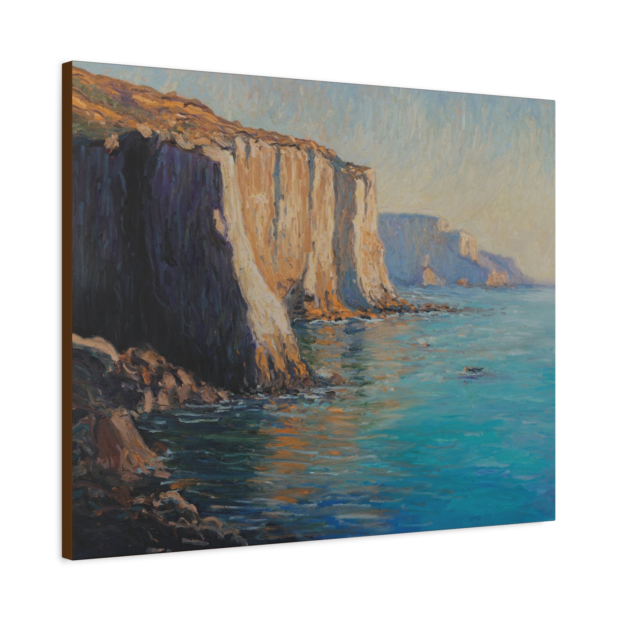 Coastal Cliffs Seascape Canvas
