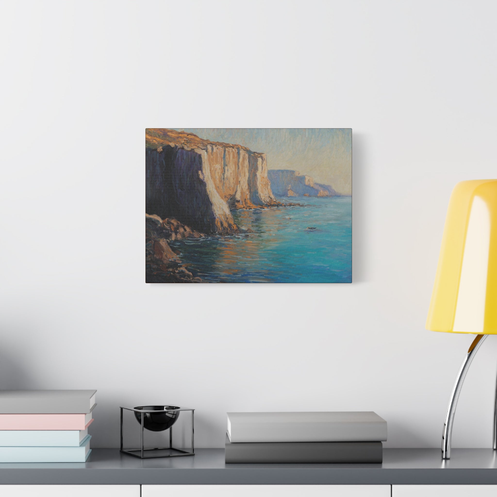 Coastal Cliffs Seascape Canvas