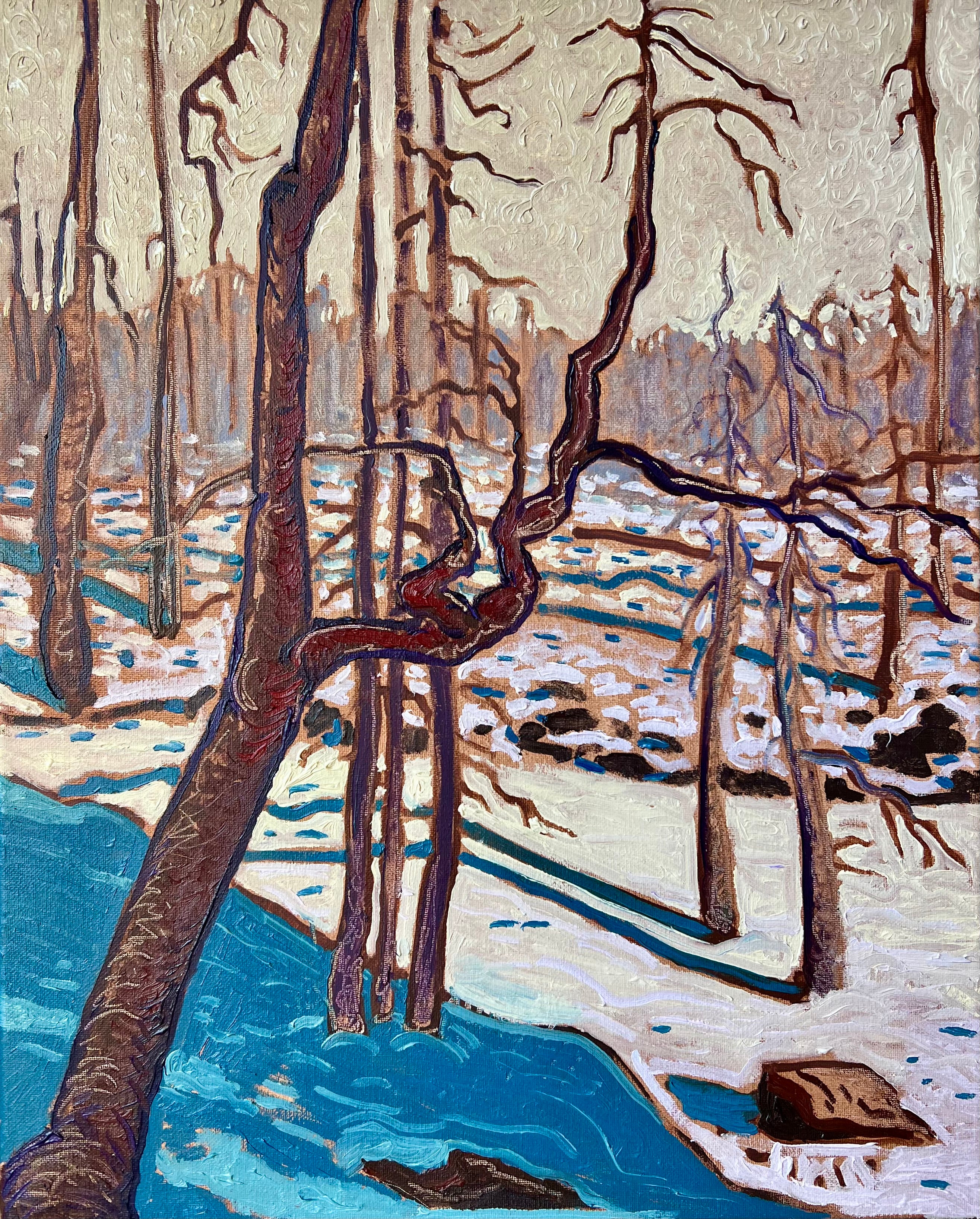 Melting Snow after Fire