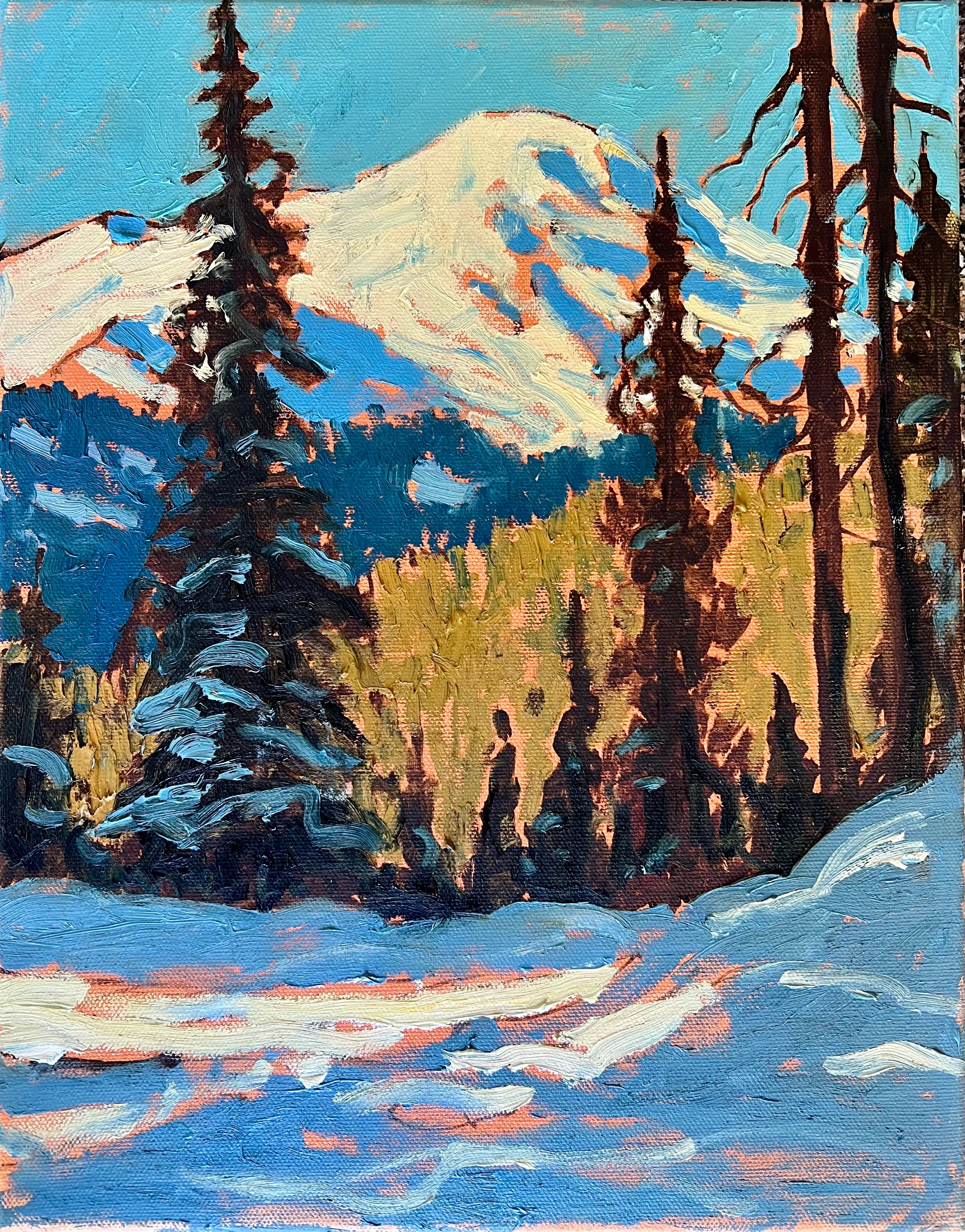Mount Rainier in Winter