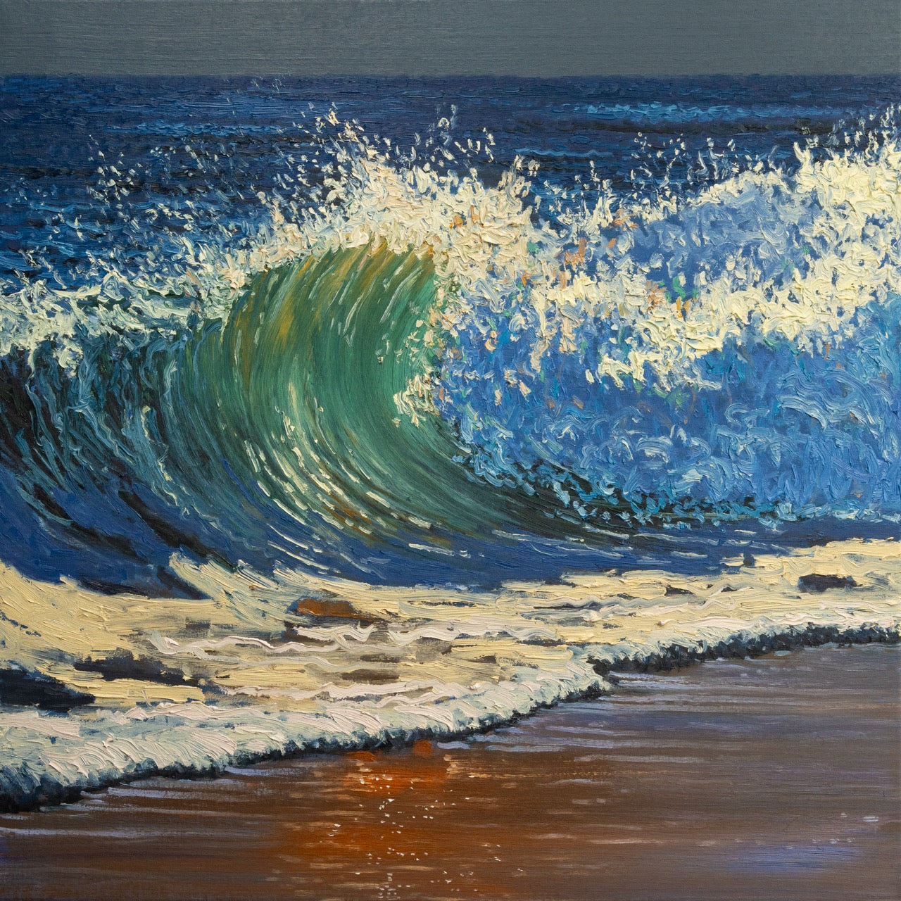 A Friendly Wave — Original Oil Painting by Thomas Windsor – THOMAS