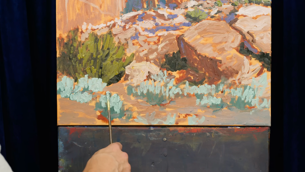 Bright Desert Cliffs