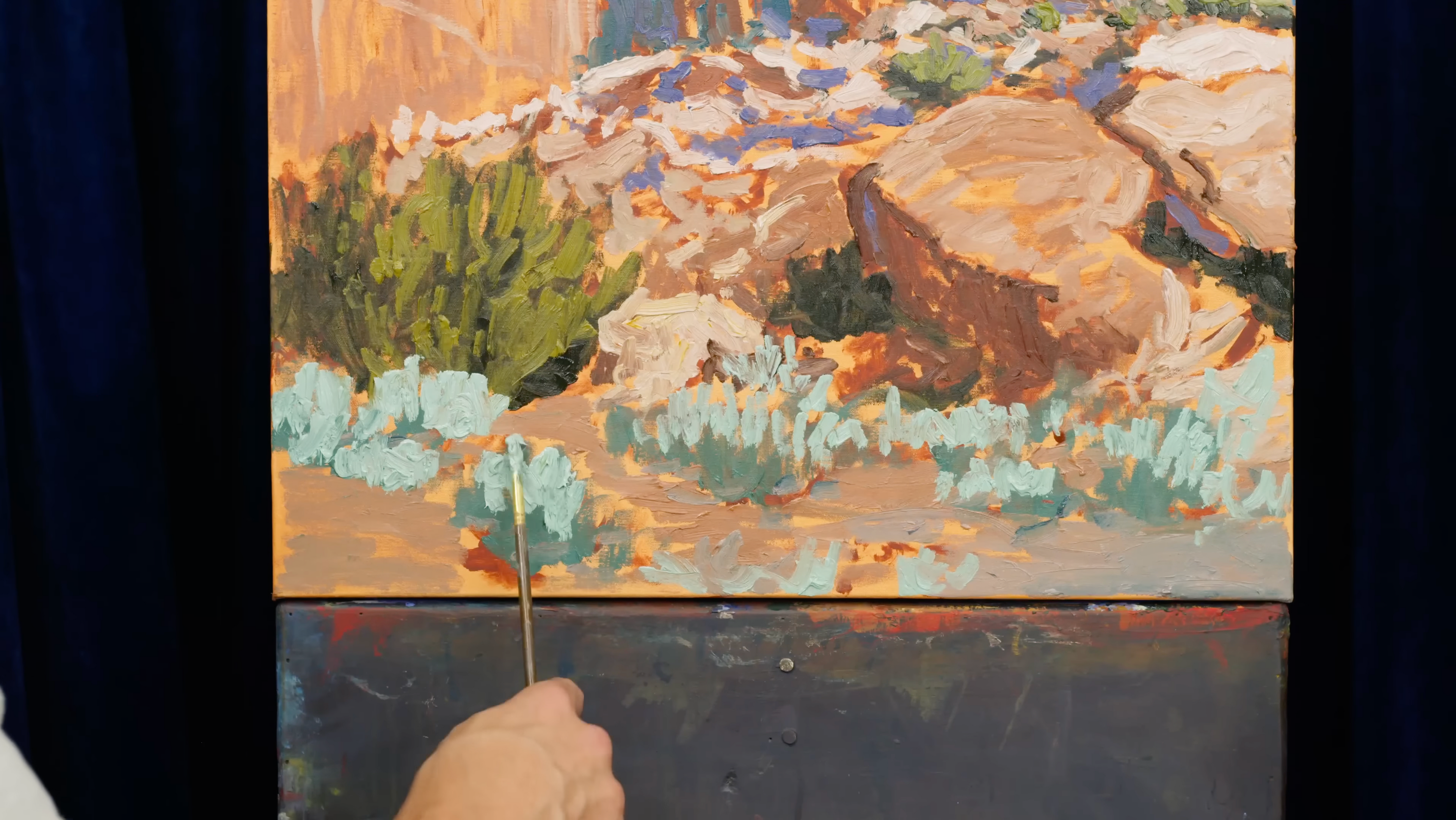 Bright Desert Cliffs