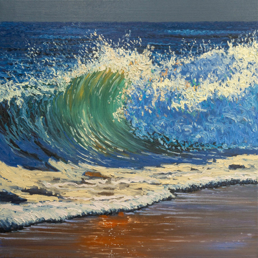 A Friendly Wave — original oil painting