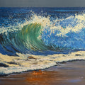 A Friendly Wave — original oil painting